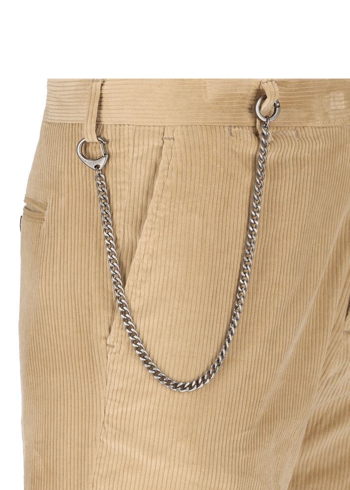 Luis Trenker Pantaloni Chino In Pregiato Velluto A Coste Modello Lubruneu