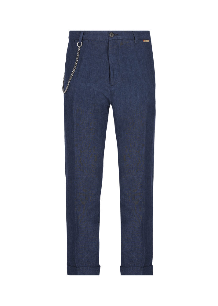 Luis Trenker Pantaloni chino in puro lino modello Lubruneu