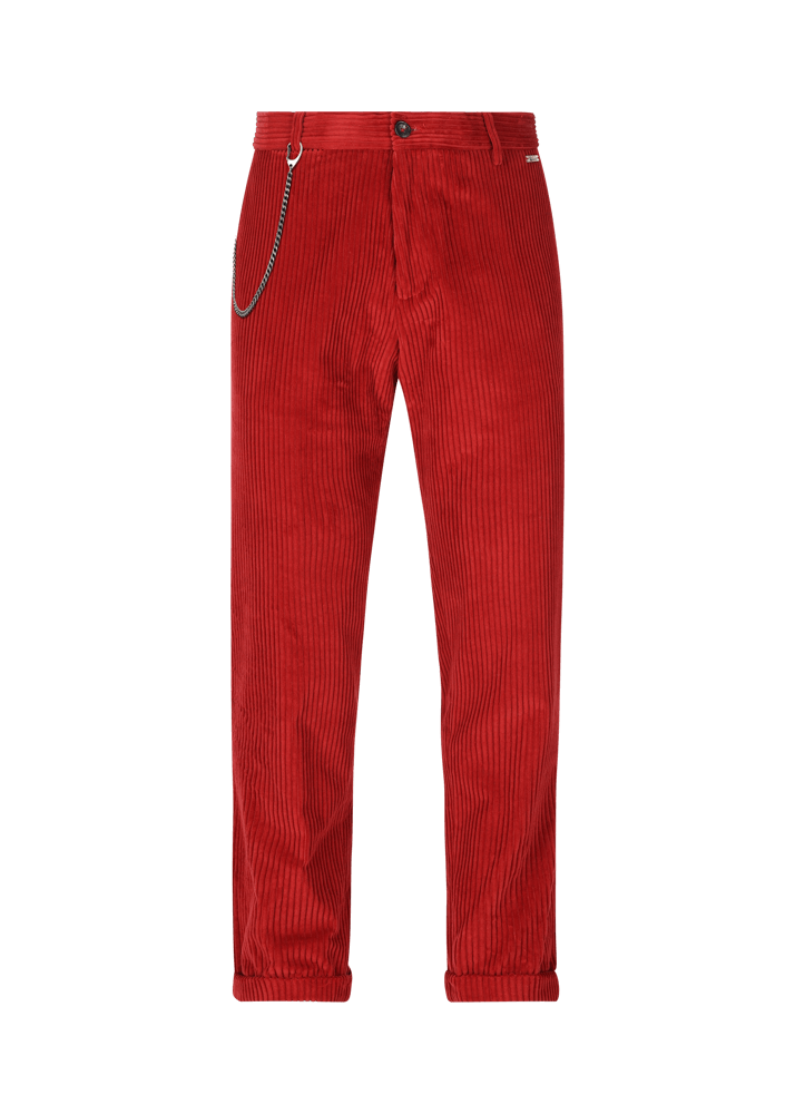 Luis Trenker Pantaloni Chino In Velluto A Coste Lubruneu