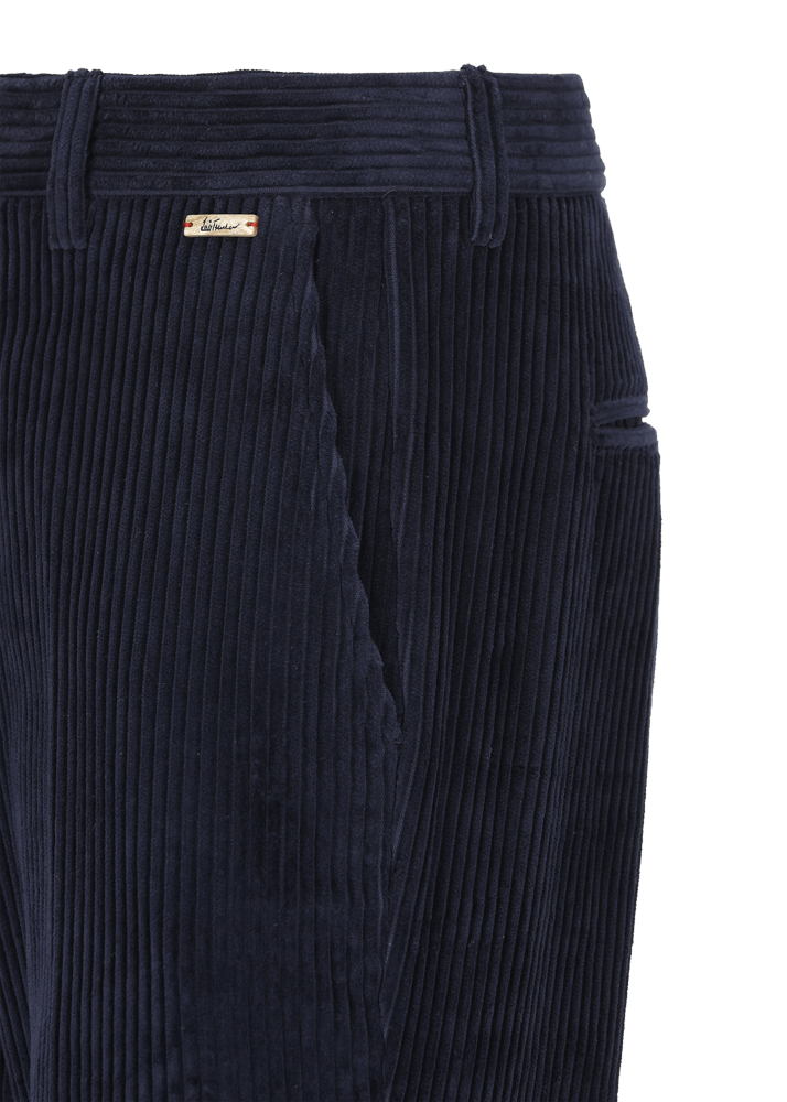 Luis Trenker Pantaloni Chino In Velluto A Coste Lubruneu