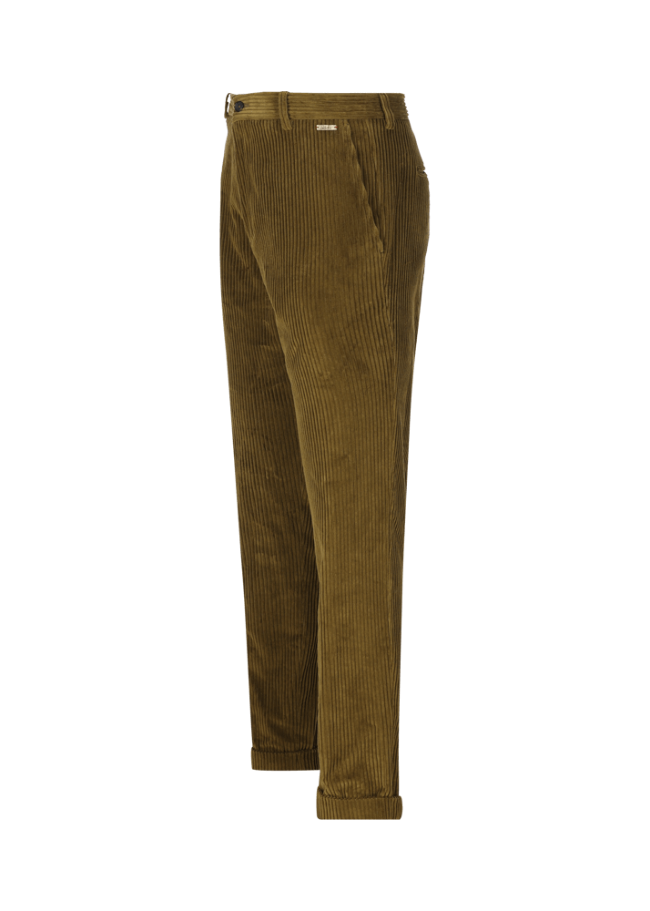 Luis Trenker Pantaloni Chino In Velluto A Coste Lubruneu