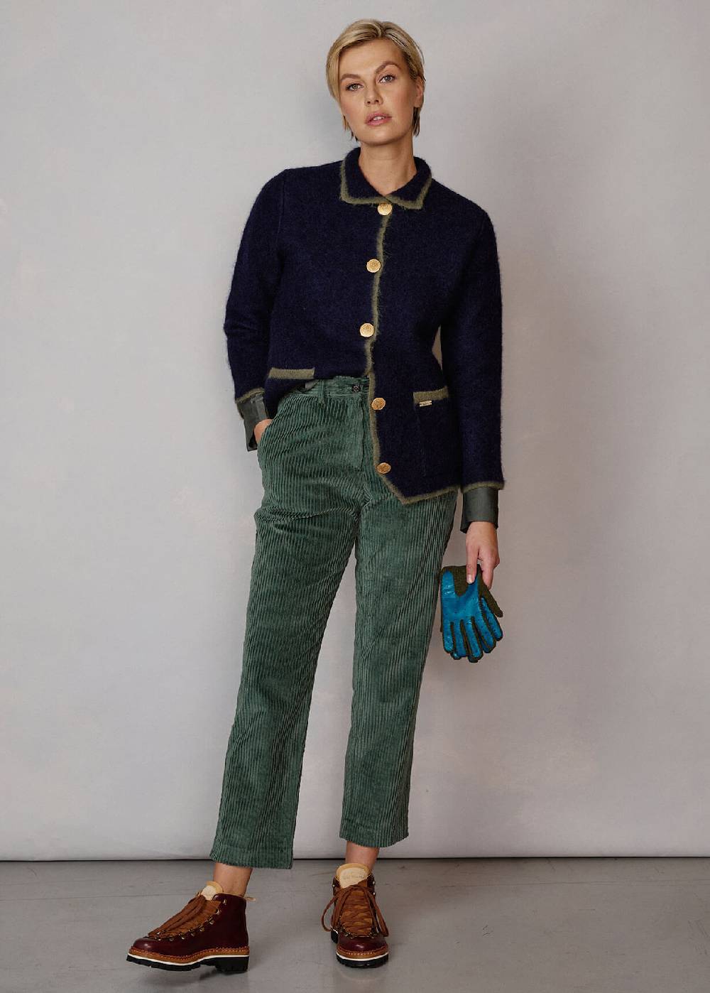 Luis Trenker Pantaloni chino in velluto a coste modello Luloraine