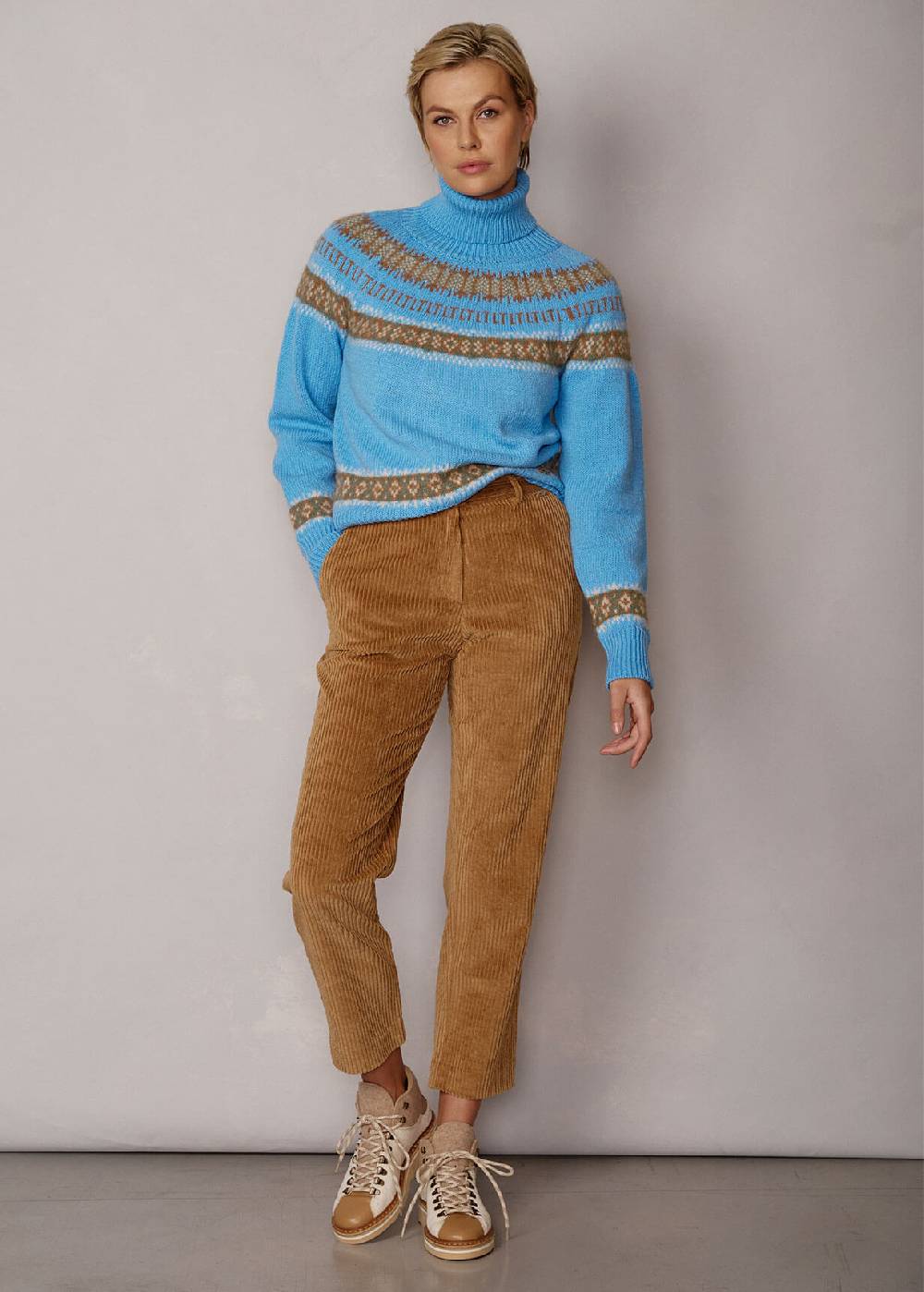 Luis Trenker Pantaloni chino in velluto a coste modello Luloraine