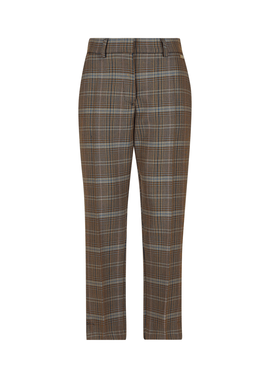 Luis Trenker Pantaloni Con Motivo Pied-de-poule Modello Luleonelle