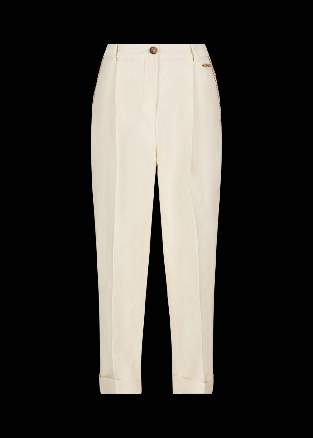 Luis Trenker Pantaloni Dalla Linea Carrot Fit Con Ricamo Modello Luloretta