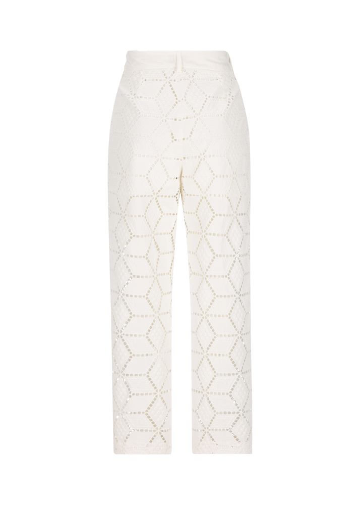 Luis Trenker Pantaloni Dalla Linea Carrot Fit In Pizzo Sangallo Modello Luloretta