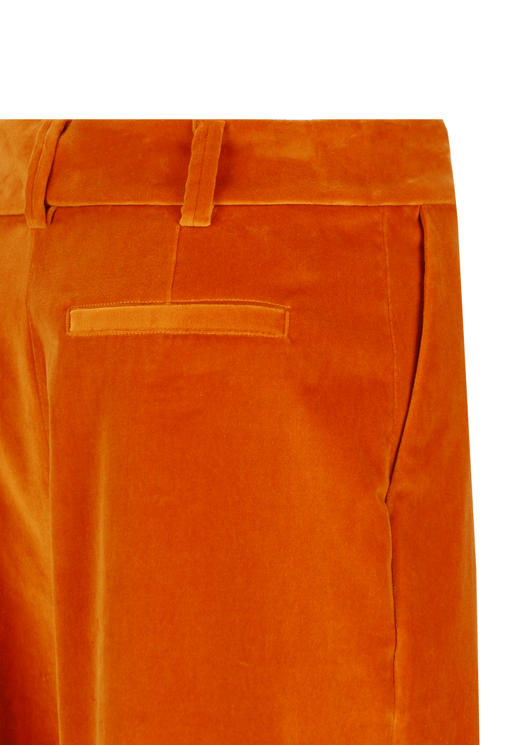 Luis Trenker Pantaloni Di Velluto Plissettati Modello Luxara
