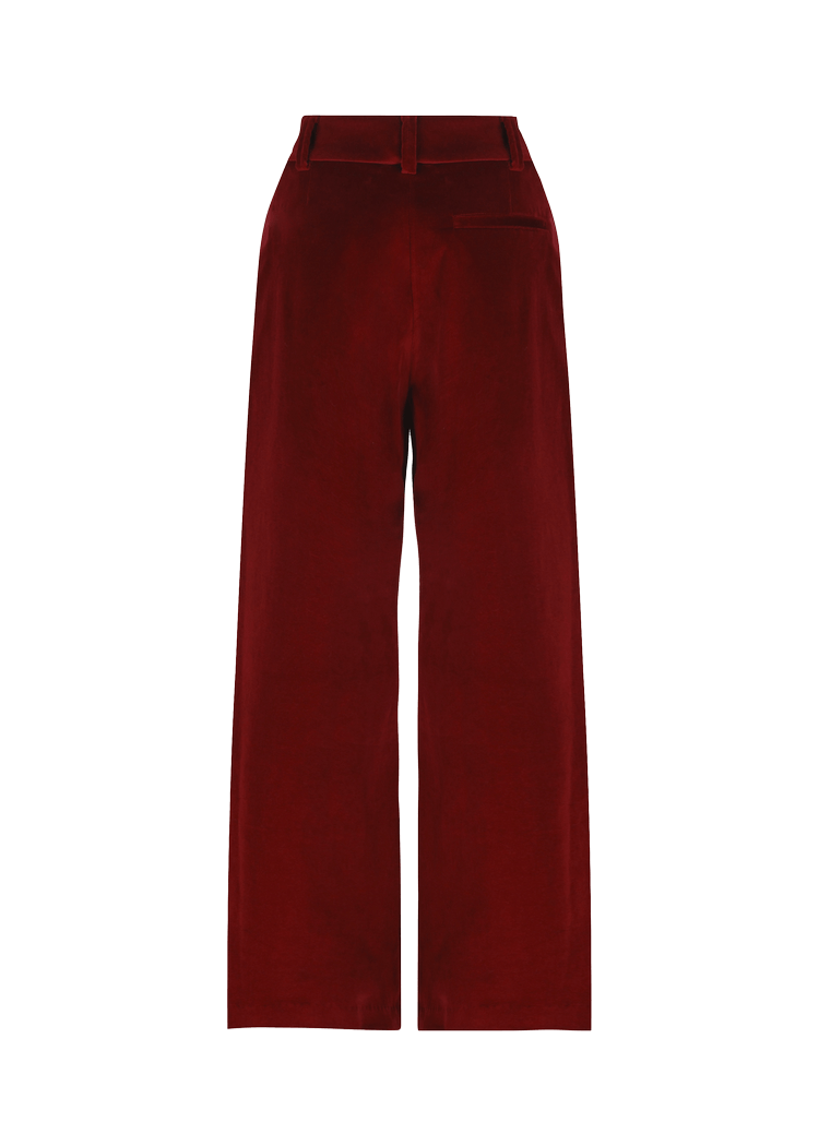 Luis Trenker Pantaloni Di Velluto Plissettati Modello Luxara