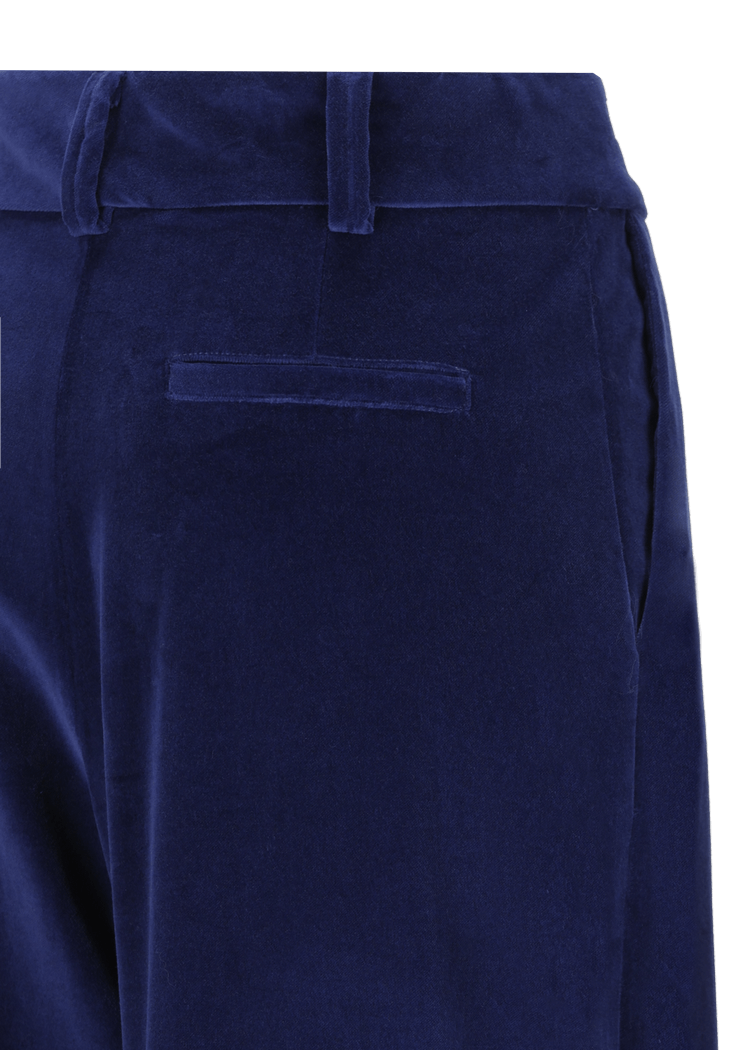 Luis Trenker Pantaloni Di Velluto Plissettati Modello Luxara