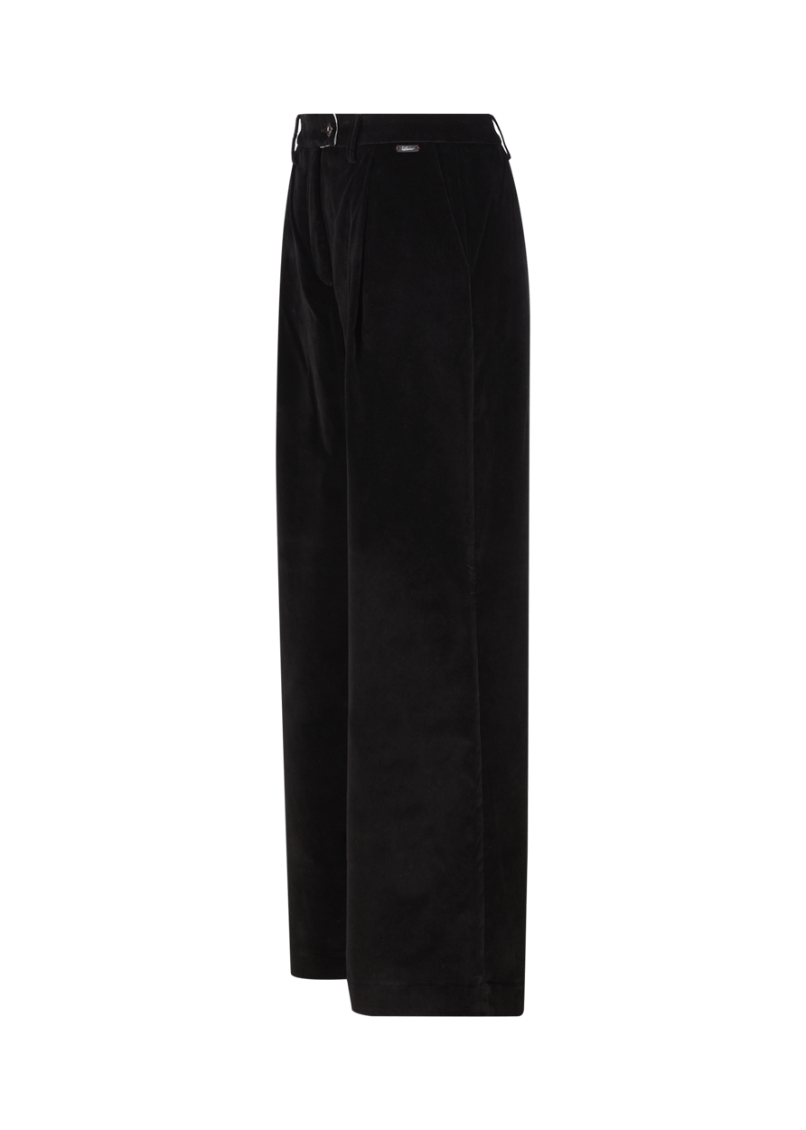 Luis Trenker Pantaloni Di Velluto Plissettati Modello Luxara