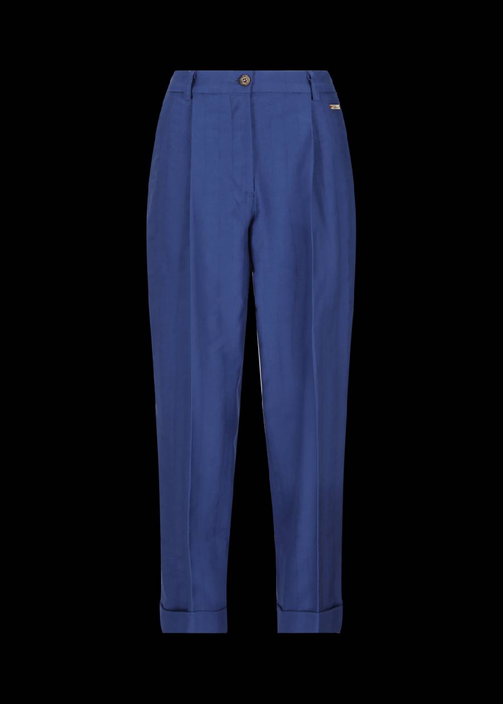 Luis Trenker Pantaloni In Cotone E Lino Dalla Vestibilità Carrot Fit Modello Luloretta