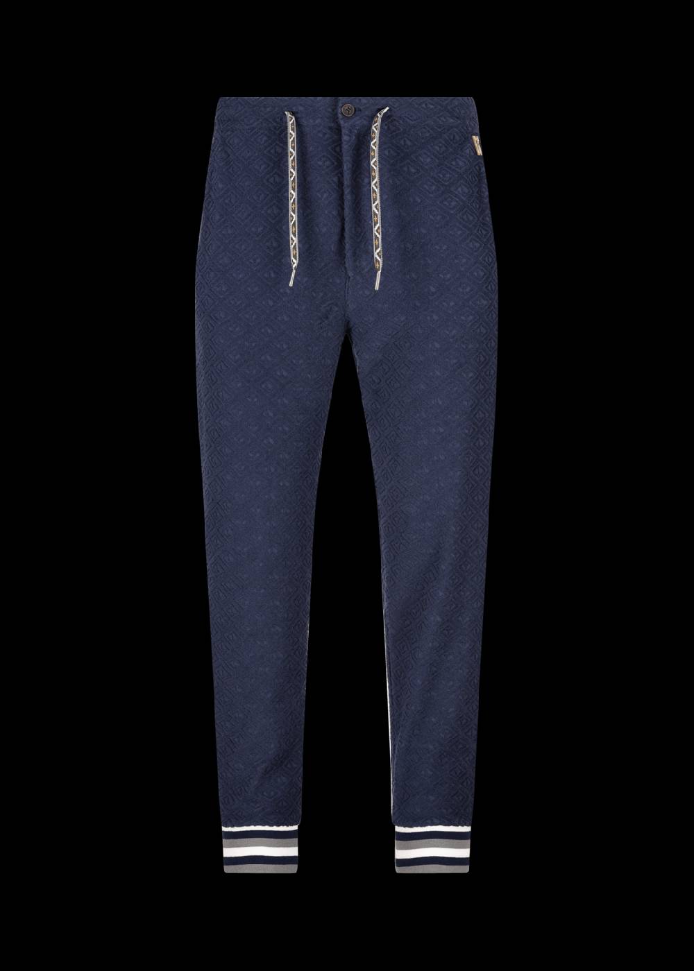 Luis Trenker Pantaloni In Felpa In Spugna Di Cotone Modello Lumbac