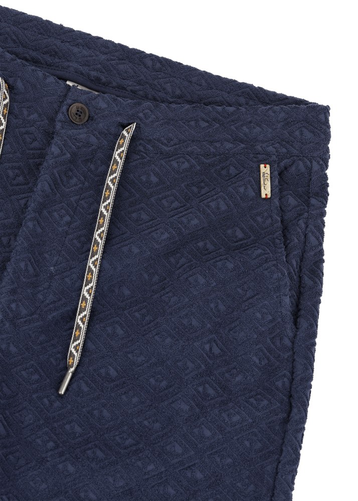 Luis Trenker Pantaloni In Felpa In Spugna Di Cotone Modello Lumbac