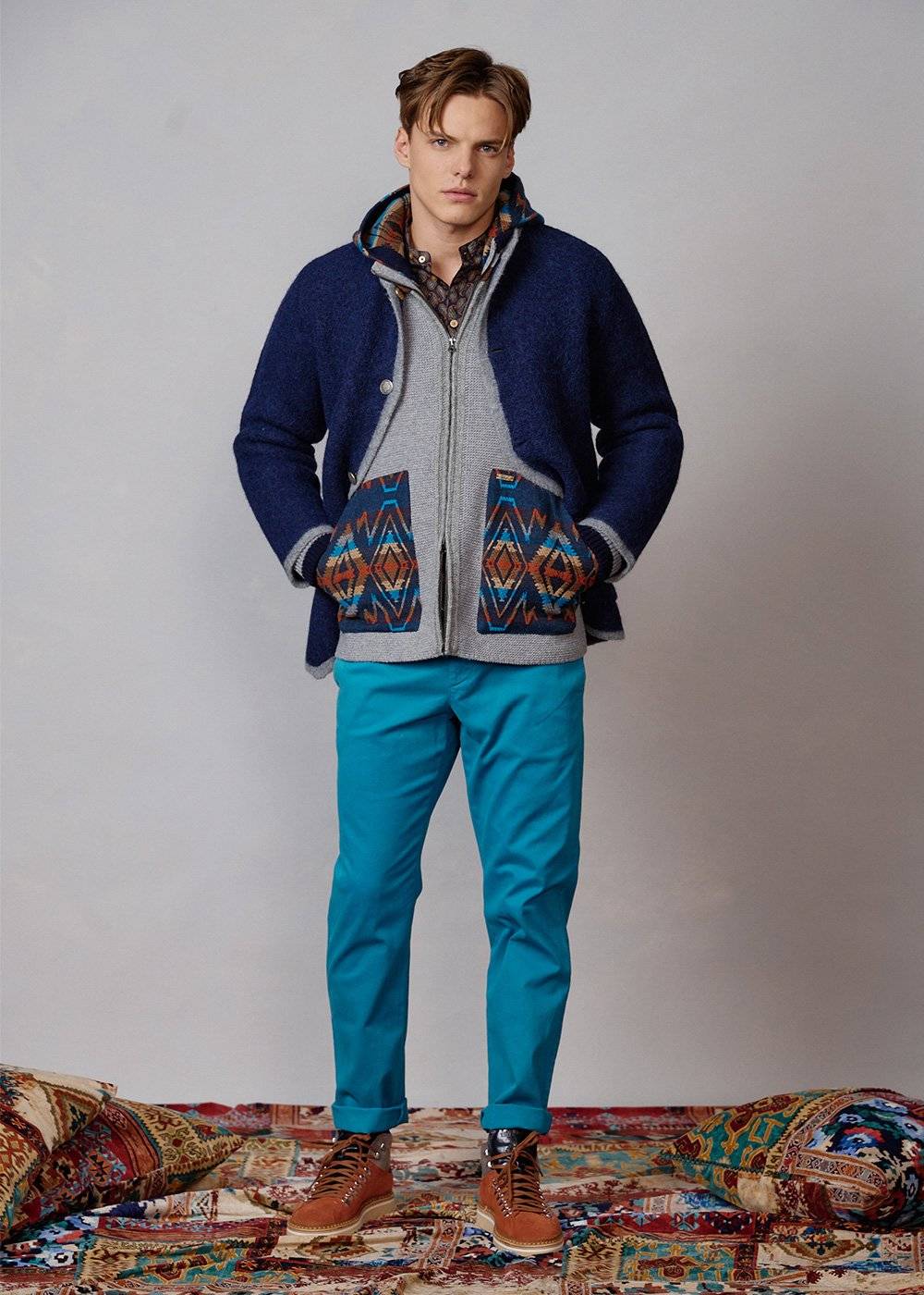 Luis Trenker Pantaloni In Gabardine Di Cotone Modello Lubono