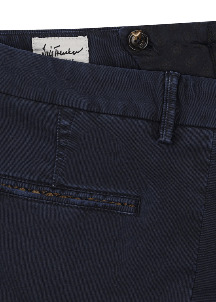 Luis Trenker Pantaloni In Gabardine Di Cotone Modello Luboris