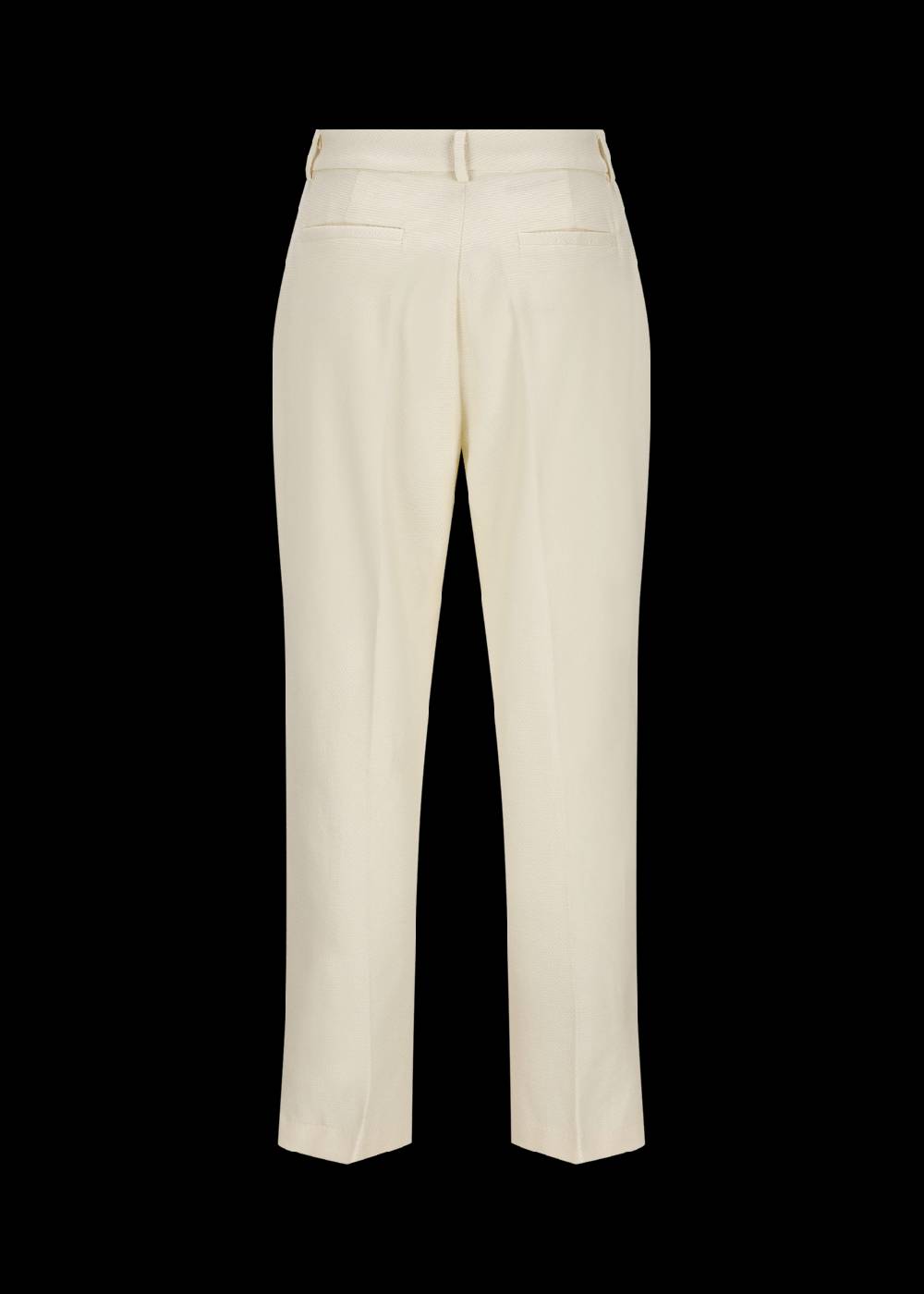 Luis Trenker Pantaloni In Piqué Con Taglio Cigarette Cut Modello Luleonelle