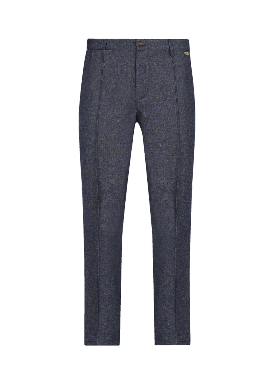 Luis Trenker Pantaloni in tessuto misto lino e lana modello Lubrizz