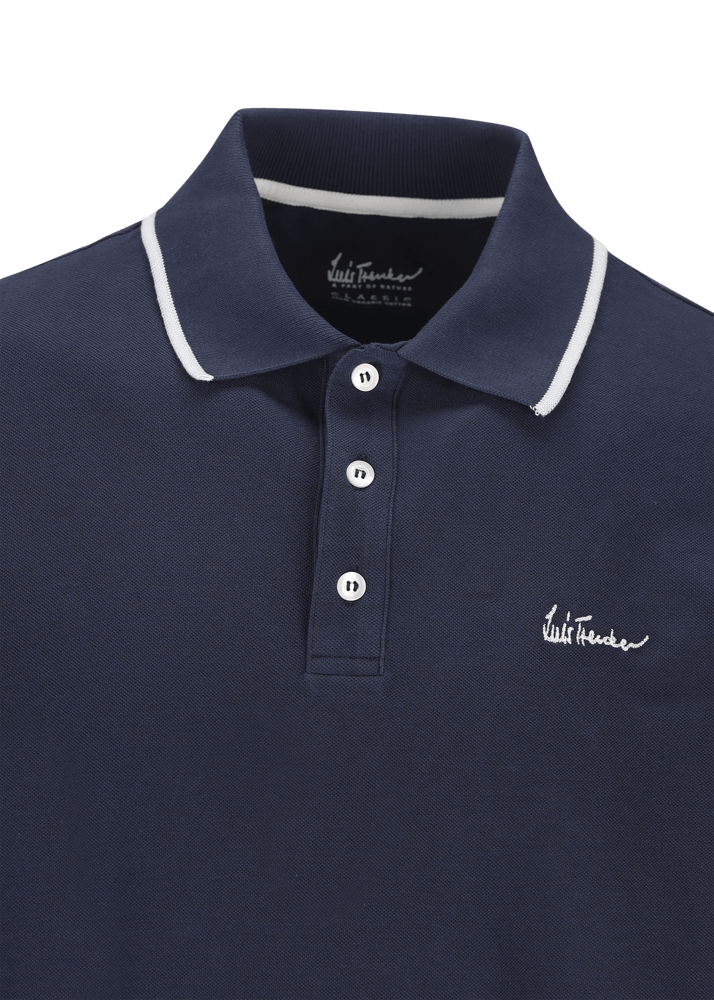 Luis Trenker Polo A Maniche Corte Modello Luberneto