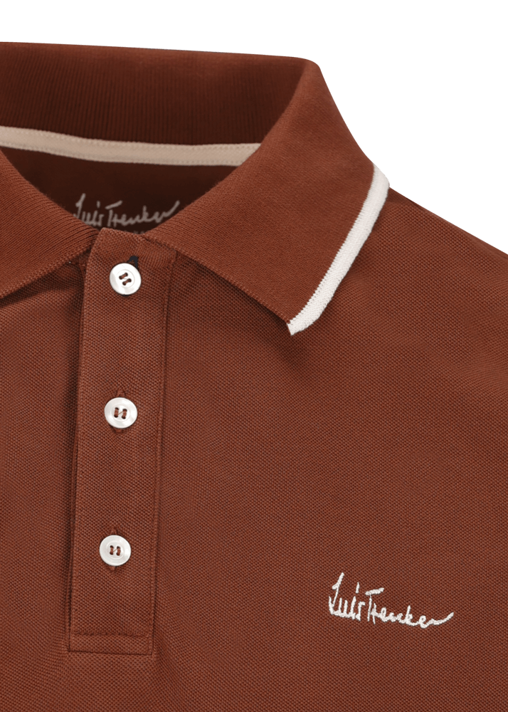 Luis Trenker Polo A Maniche Corte Modello Luberneto