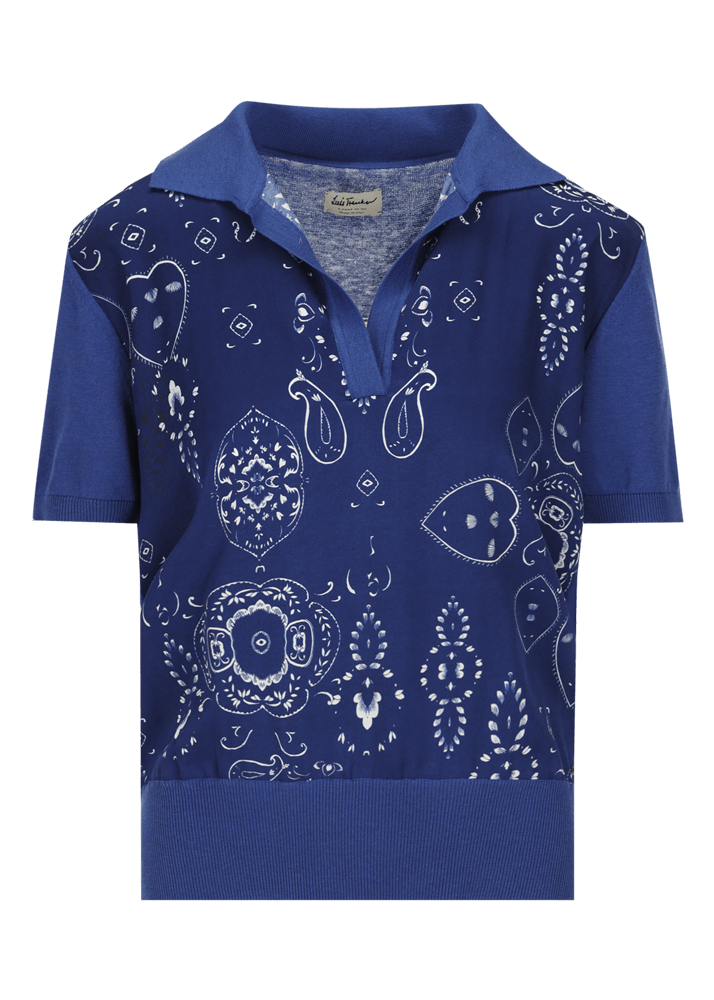 Luis Trenker Polo in maglia a maniche corte modello Luallegra