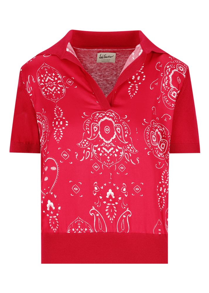 Luis Trenker Polo in maglia a maniche corte modello Luallegra