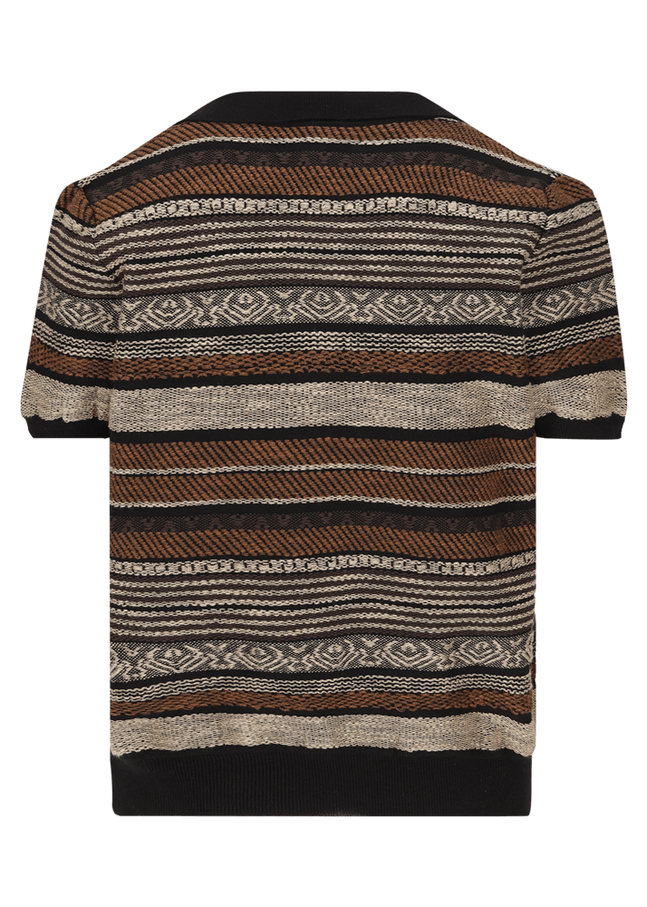 Luis Trenker Polo In Maglia Con Motivo A Righe Modello Luweric