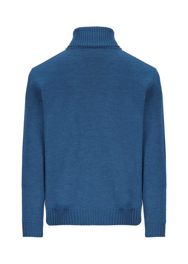 Luis Trenker Pullover A Collo Alto In Lana Merino Luwalbert