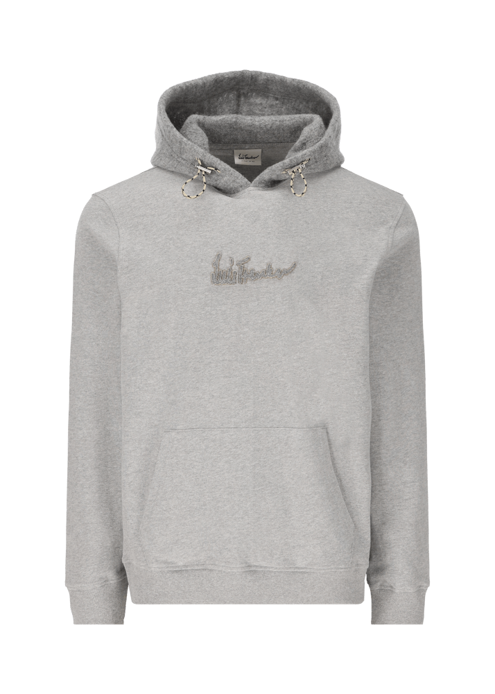 Luis Trenker Pullover Con Cappuccio E Logo Luphilipp