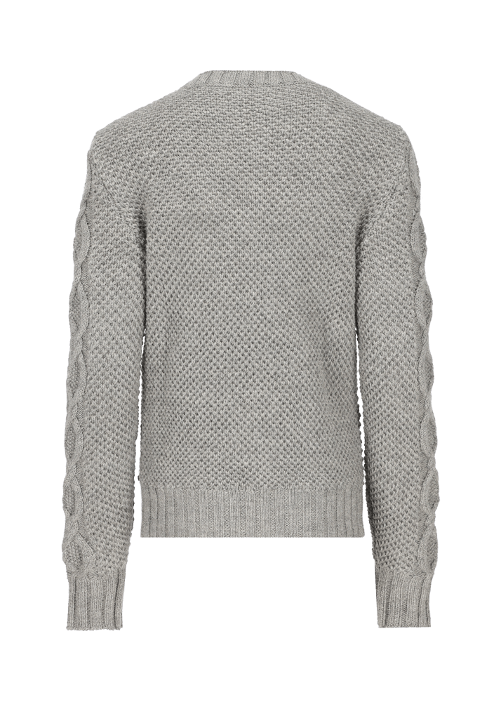 Luis Trenker Pullover Con Motivo Lavorato A Maglia Lualba