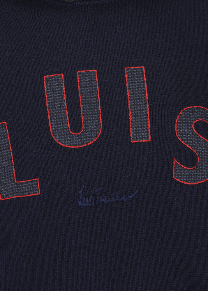 Luis Trenker Pullover Lavorato A Maglia Con Cappuccio Luwilfried