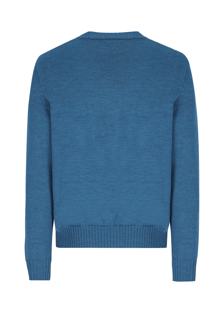 Luis Trenker Pullover Lavorato A Maglia In Lana Merino Luwietro