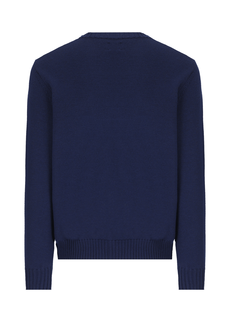 Luis Trenker Pullover Lavorato A Maglia In Lana Merino Luwietro