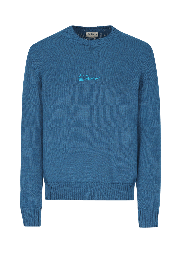 Luis Trenker Pullover lavorato a maglia in lana merino Luwietro