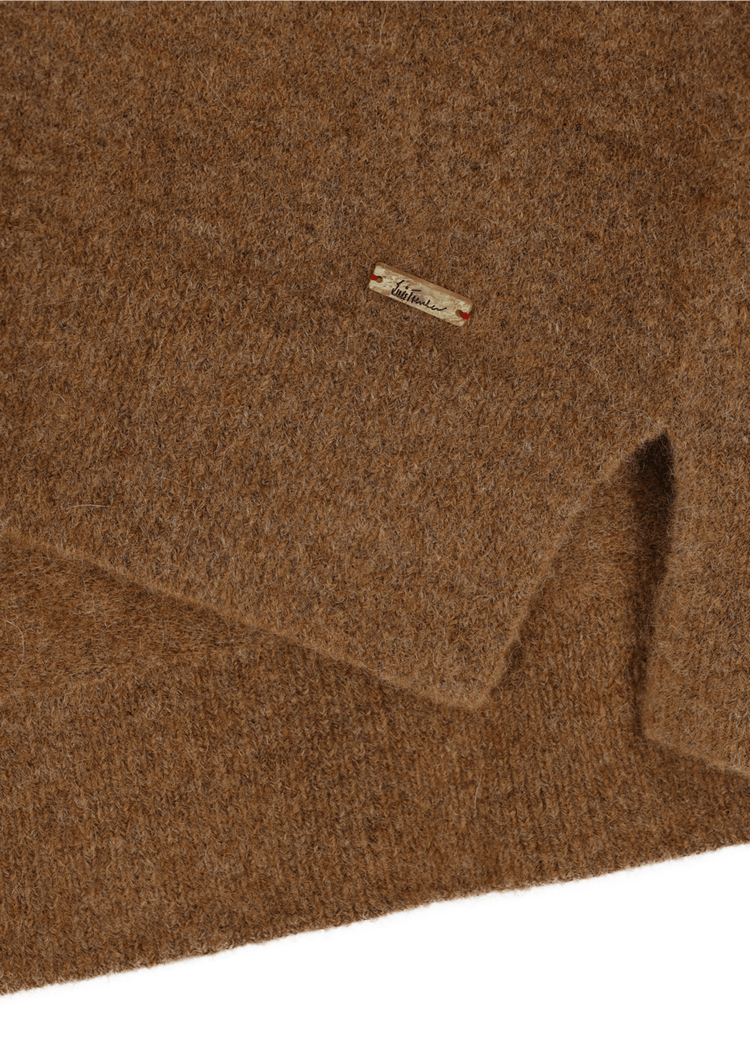 Luis Trenker Pullover Lavorato A Maglia Modello Luwaima