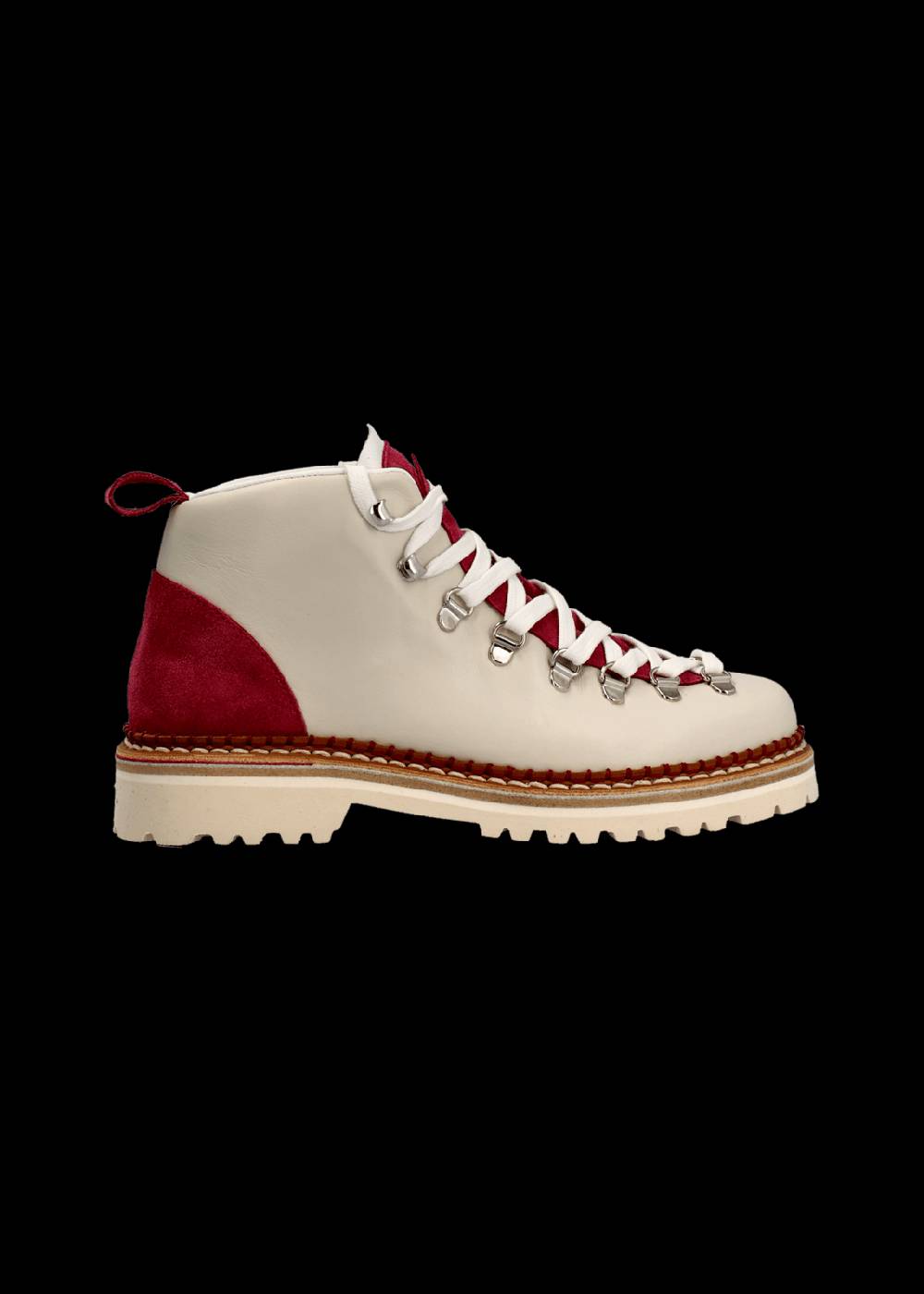 Luis Trenker Scarpa Alta Stringata In Pelle Modello Lupaolina