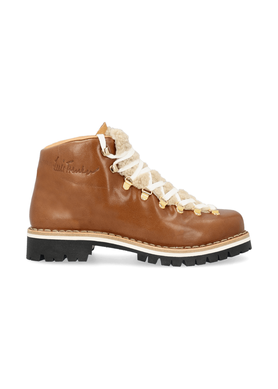 Luis Trenker Scarpa In Pelle Con Linguetta In Pelle Di Agnello Modello Lupaolina