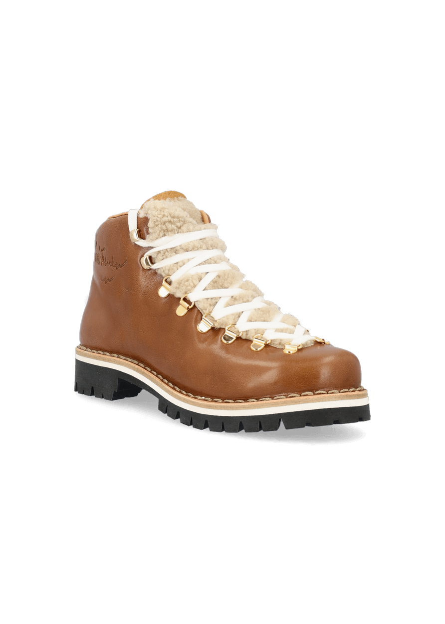 Luis Trenker Scarpa In Pelle Con Linguetta In Pelle Di Agnello Modello Lupaolina