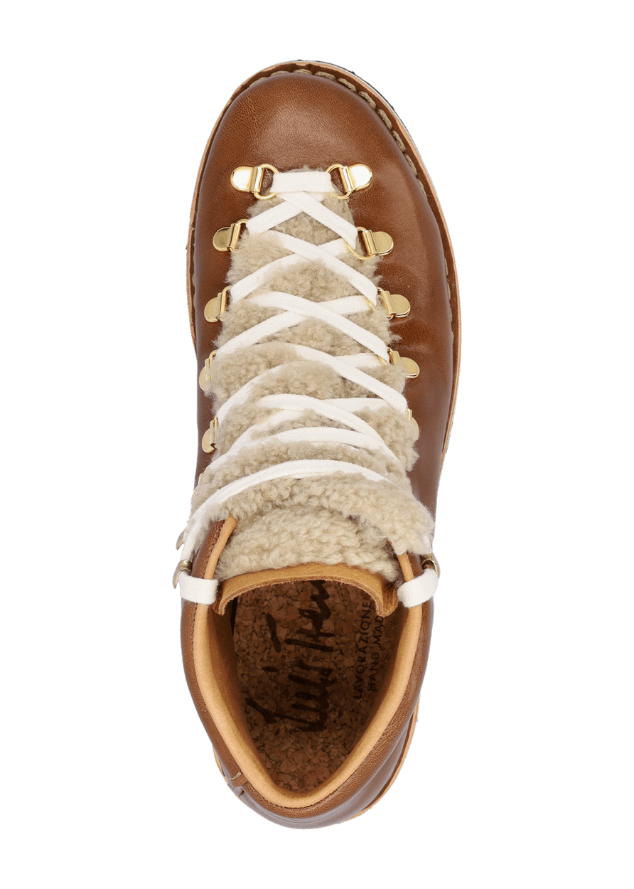 Luis Trenker Scarpa In Pelle Con Linguetta In Pelle Di Agnello Modello Lupaolina