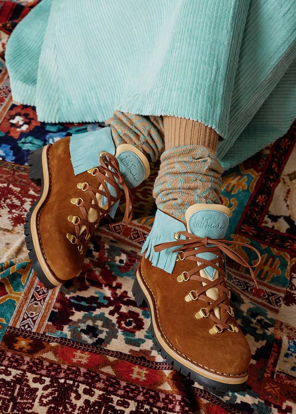 Luis Trenker Scarpa Stringata In In Pelle Scamosciata Modello Lupaolina