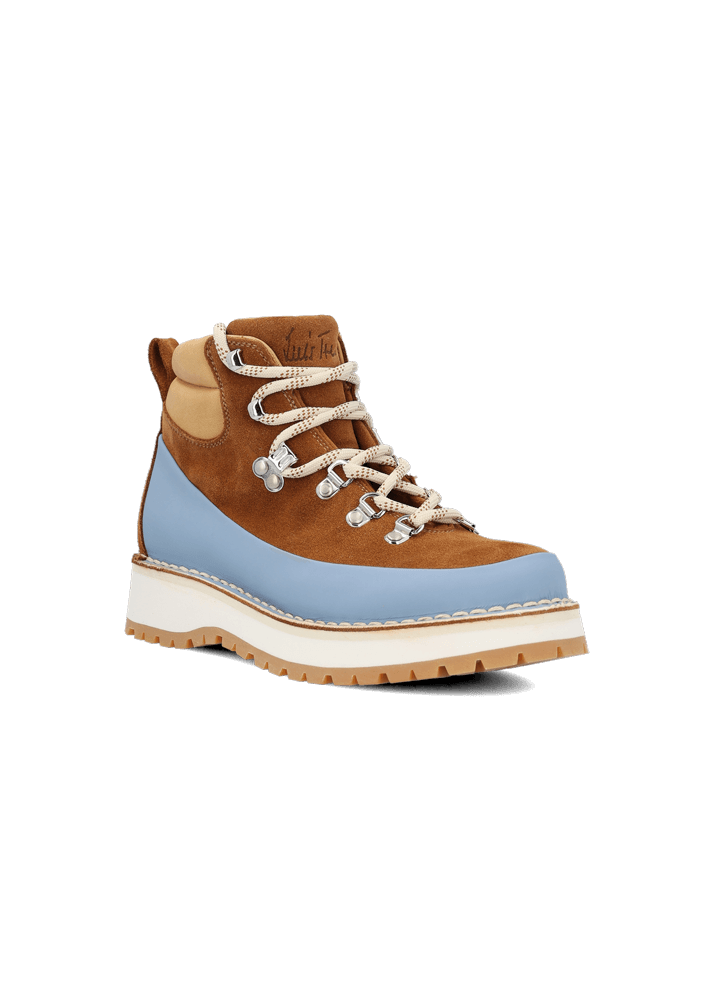 Luis Trenker Scarpa Stringata In Pelle Scamosciata Lulara