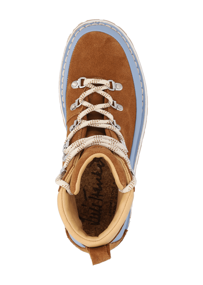 Luis Trenker Scarpa Stringata In Pelle Scamosciata Lulara