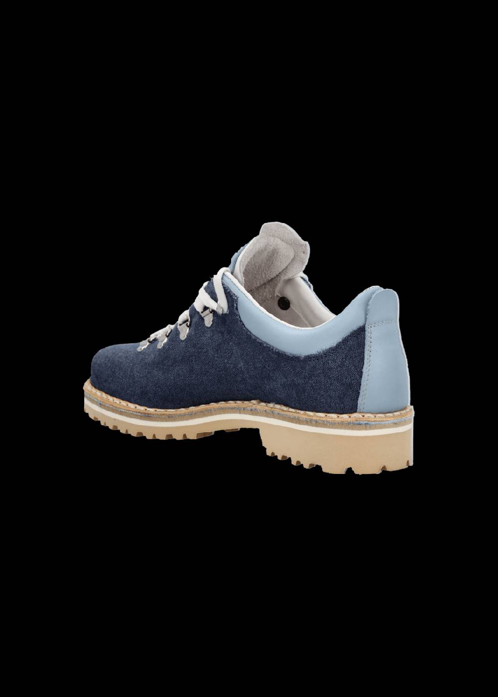 Luis Trenker Scarpa Stringata In Tela E Pelle Modello Lulea