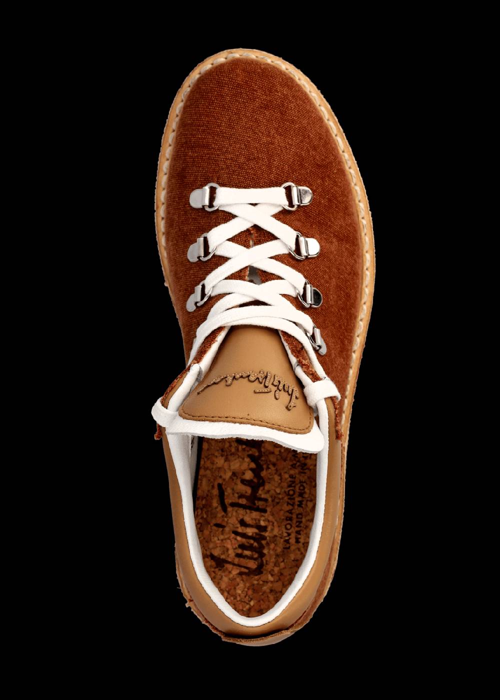 Luis Trenker Scarpa Stringata In Tela E Pelle Modello Lulea