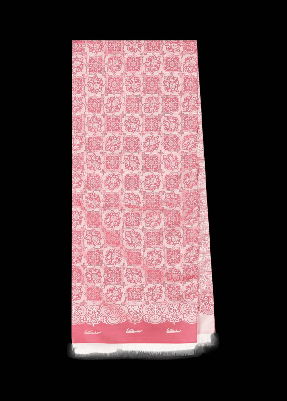 Luis Trenker Sciarpa in seta jacquard modello Lufranzi