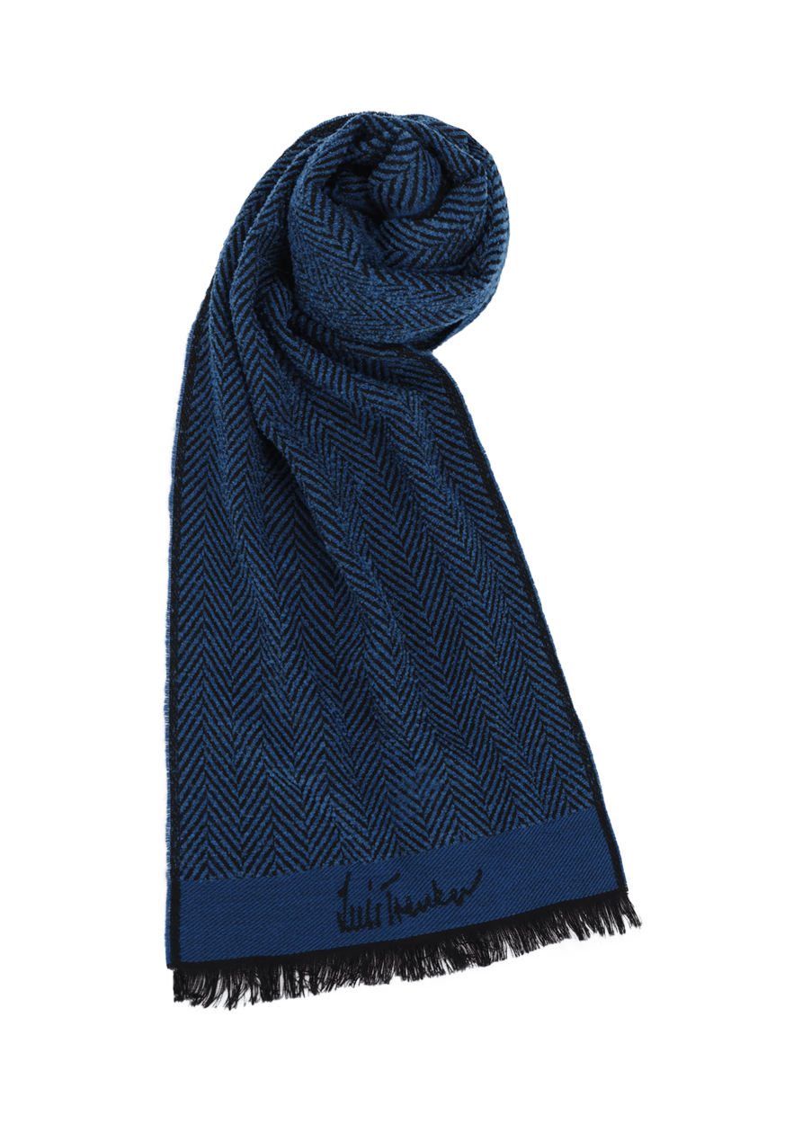 Luis Trenker Sciarpa in tessuto jacquard modello Lufabi