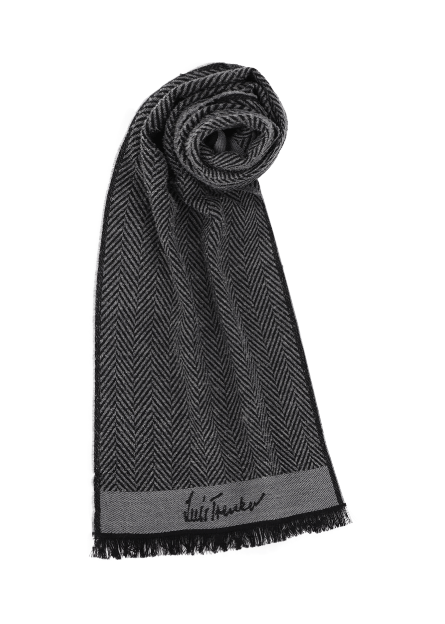 Luis Trenker Sciarpa in tessuto jacquard modello Lufabi