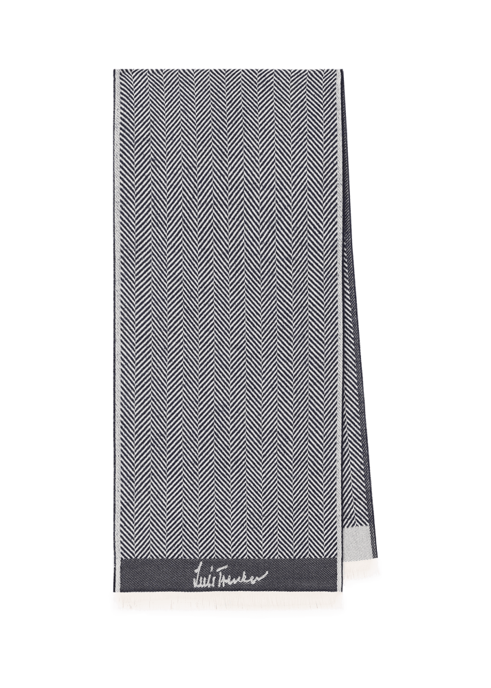 Luis Trenker Sciarpa in tessuto jacquard modello Lufabi