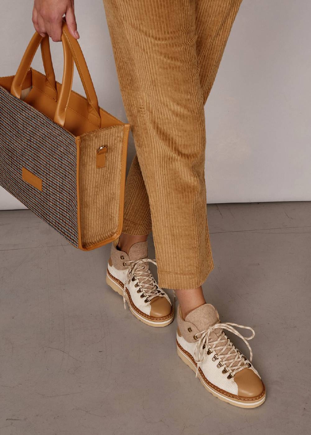 Luis Trenker Sneaker Alta In Materiale Misto Lugioanna