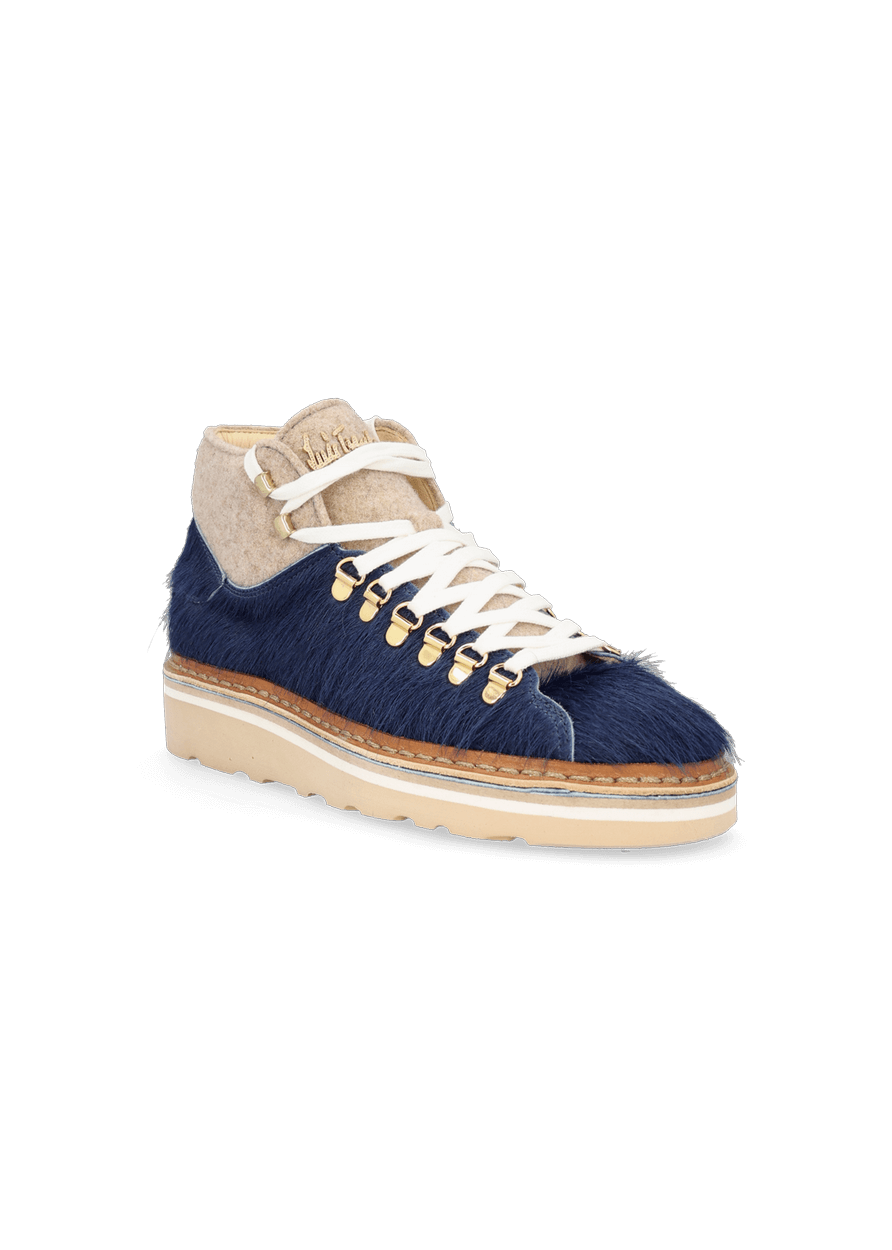 Luis Trenker Sneaker In Pelle Bovina Modello Lugioanna