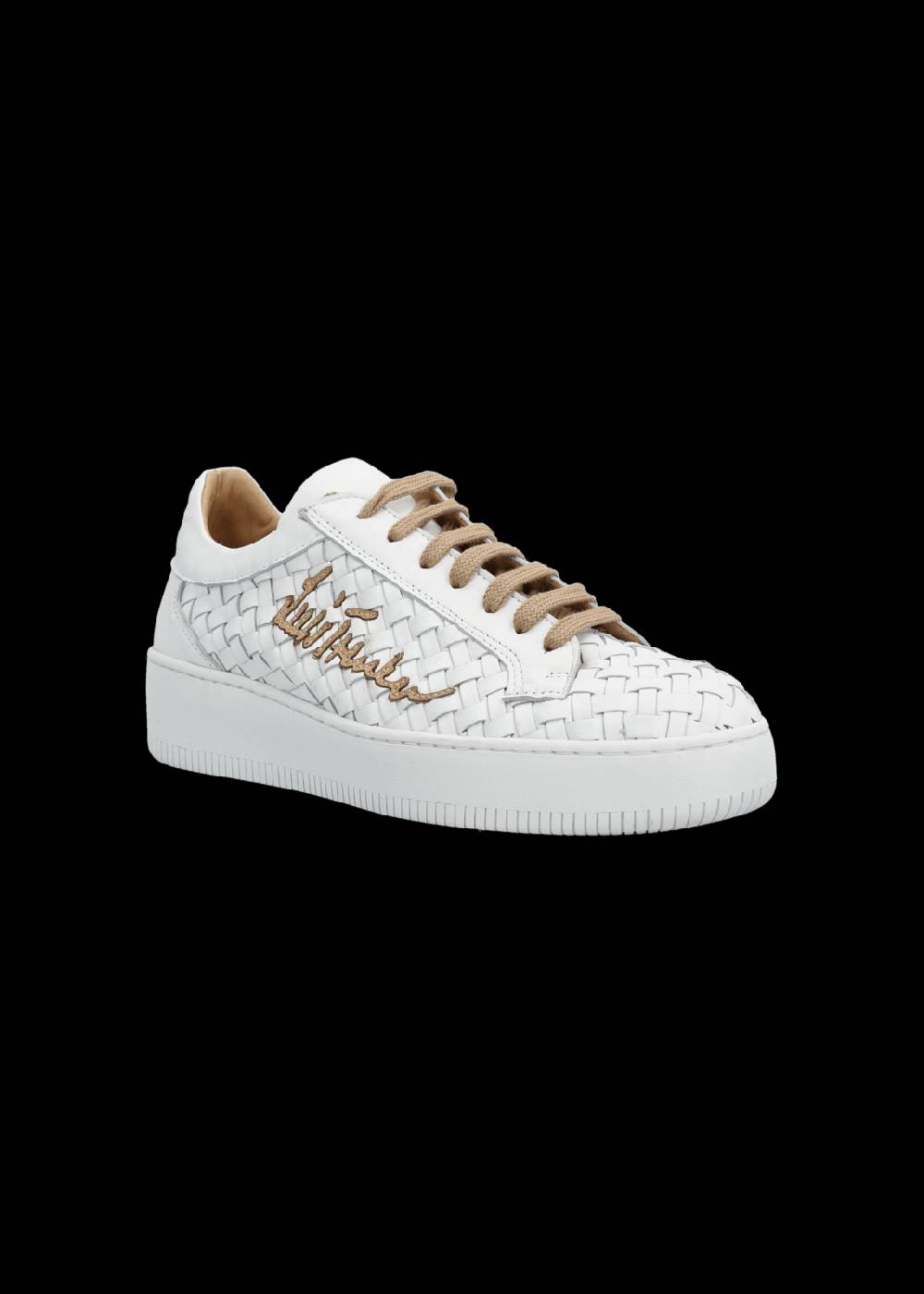 Luis Trenker Sneaker In Pelle Intrecciata Modello Lupintras